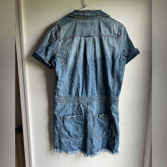 Lucky Brand denim button up casual dress size small - Picture 2 of 3